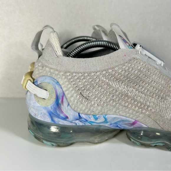 Nike Air VaporMax 2020 Flyknit Summit White Running Shoes CJ6741-100; Women’s 11 - Picture 5 of 16